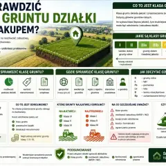 Klasa gruntu wpływa na koszt odrolnienia i zabudowy. Sprawdź klasę gruntu przed zakupem, by uniknąć problemów i dodatkowych kosztów.