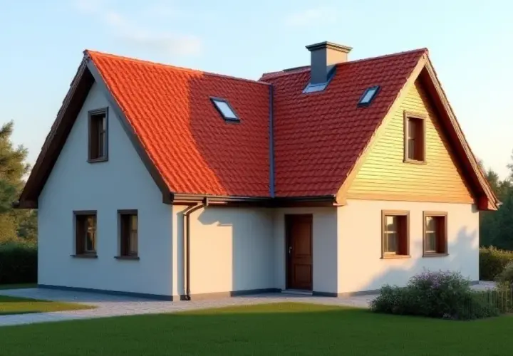 Jaki kolor elewacji do wiśniowego dachu? Odkryj idealne połączenia kolorów