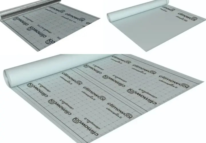 Rolki materiałów budowlanych: paroizolacja z aluminium i folia. Idealne do izolacji dachu.
