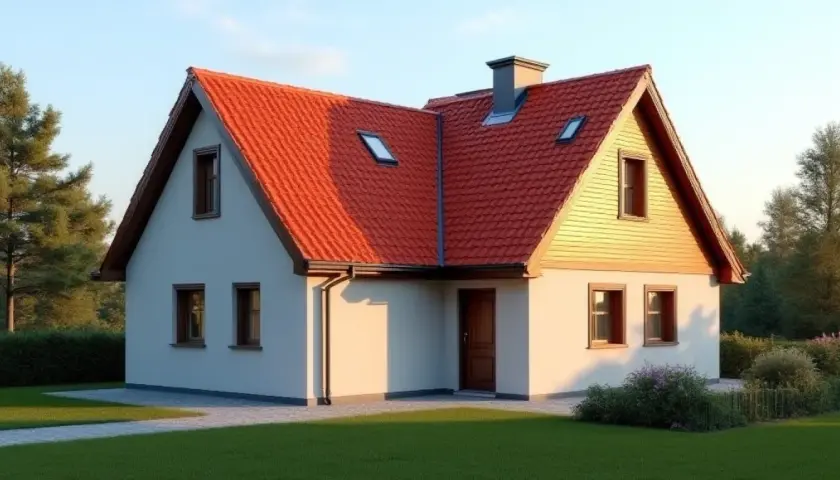 Jaki kolor elewacji do wiśniowego dachu? Odkryj idealne połączenia kolorów