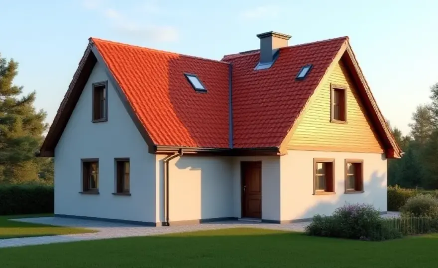 Jaki kolor elewacji do wiśniowego dachu? Odkryj idealne połączenia kolorów