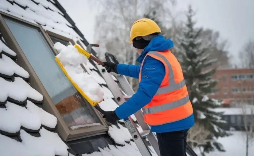 Jak odśnieżać dach bezpiecznie i skutecznie, unikając uszkodzeń