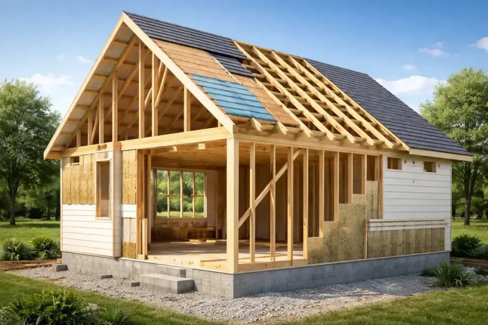 Dach dwuspadowy 200 m² - ile kosztuje budowa?